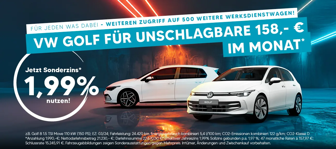 VW Golf 1,99 Finanzierung