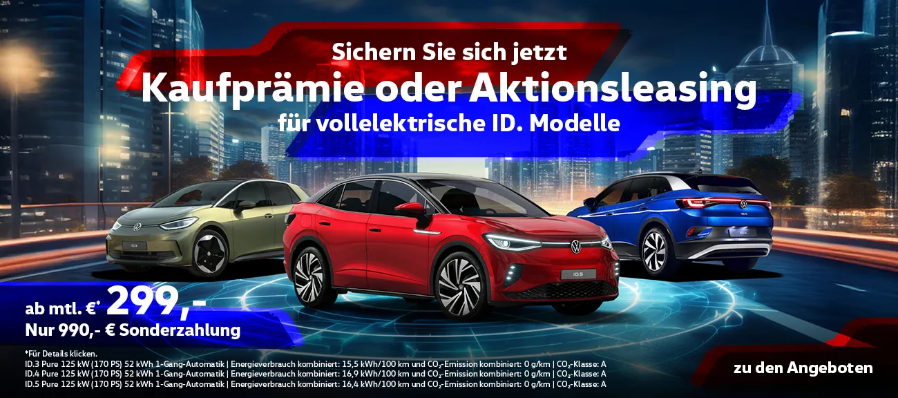 VW ID. Sonderleasing Aktion Q2