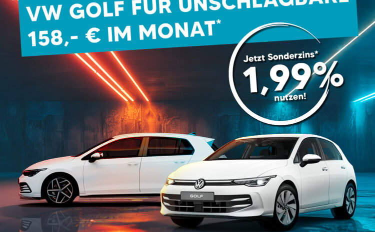  VW Golf 1,99 Sonderfinanzierung